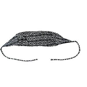 Op Swimwear Junior Stamping Women L Strapless Bandeau Bikini Top Nylon Black NWT